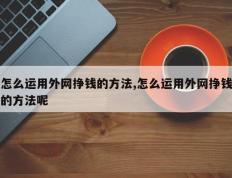 怎么运用外网挣钱的方法,怎么运用外网挣钱的方法呢