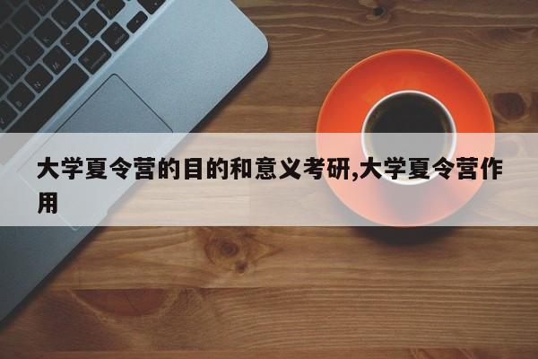 大学夏令营的目的和意义考研,大学夏令营作用
