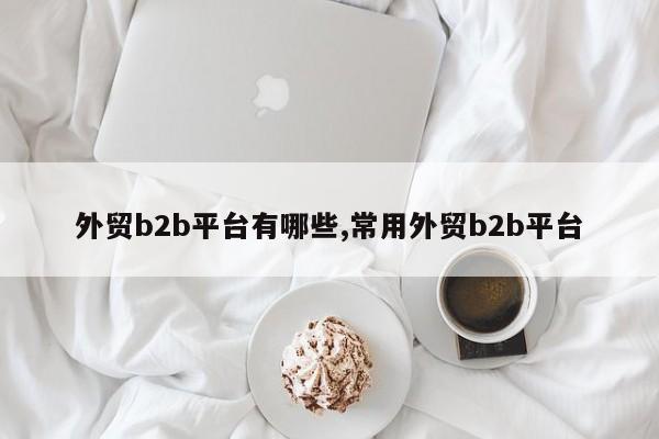 外贸b2b平台有哪些,常用外贸b2b平台